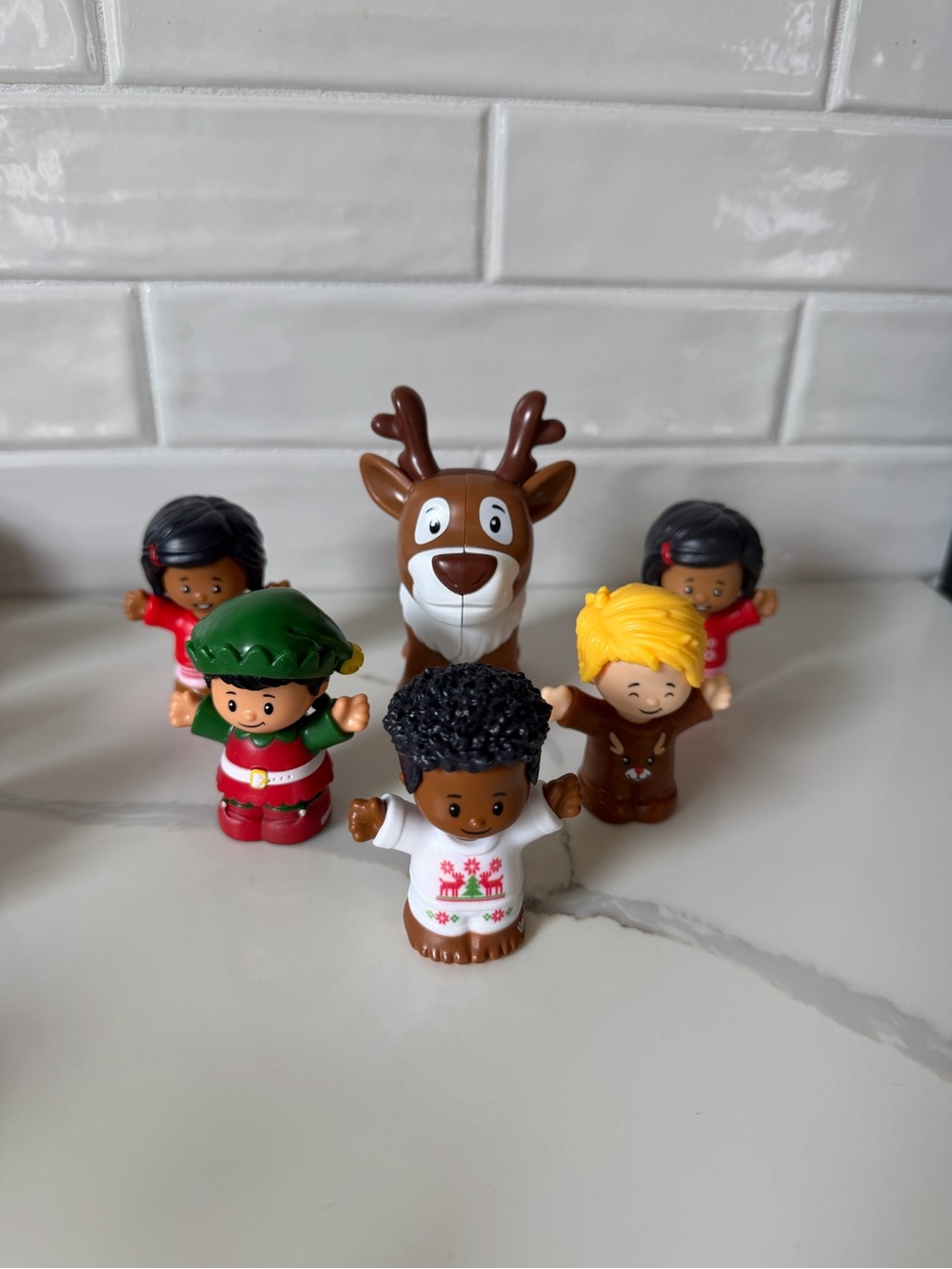 Little People Christmas Lot of 6 Figures